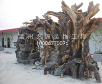 生態(tài)園grc水泥假樹(shù)